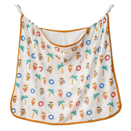 Beach deer multipurpose blanket