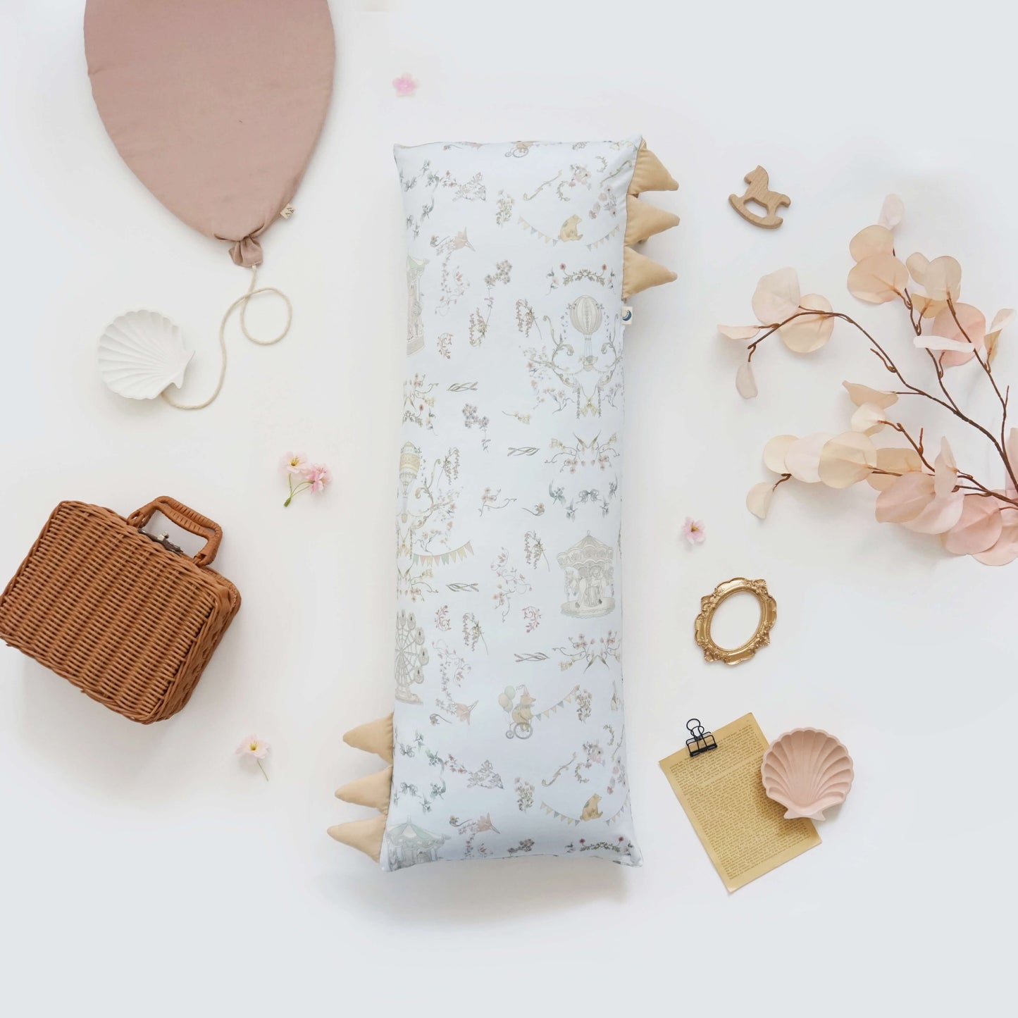 Carousel blue bolster