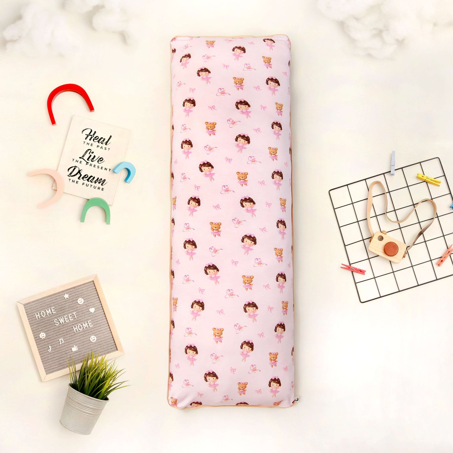 Ballerina bear bolster