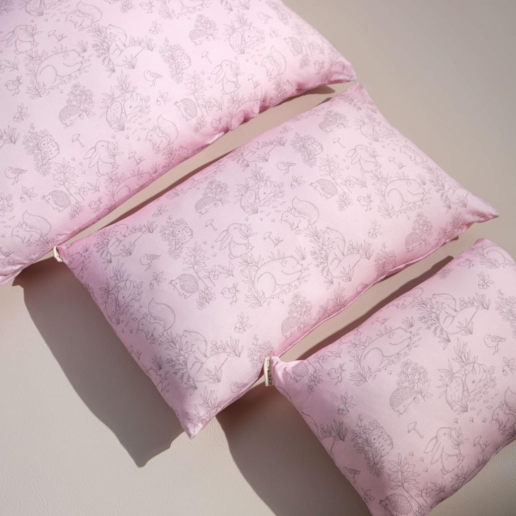 Forest pink pillow