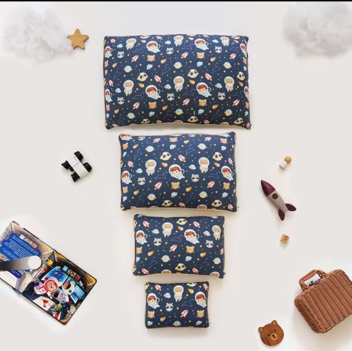 Galaxy universe pillow