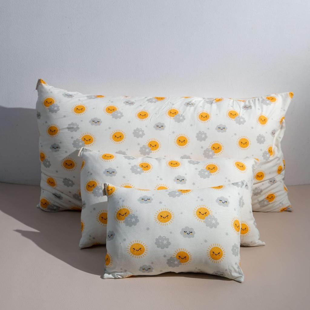 Sun cloud pillow
