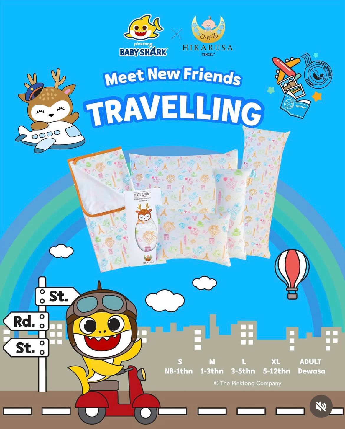 Shark adventure bolster