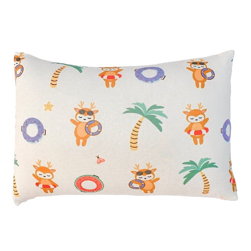 Beach deer pillow