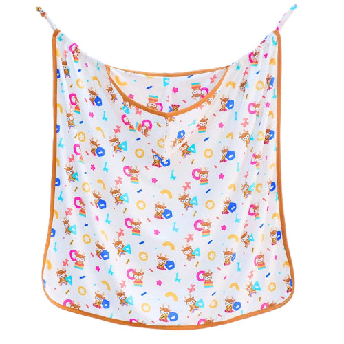 Colorful deer multipurpose blanket