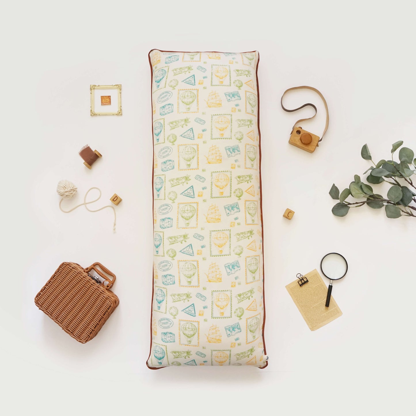Vintage travel bolster