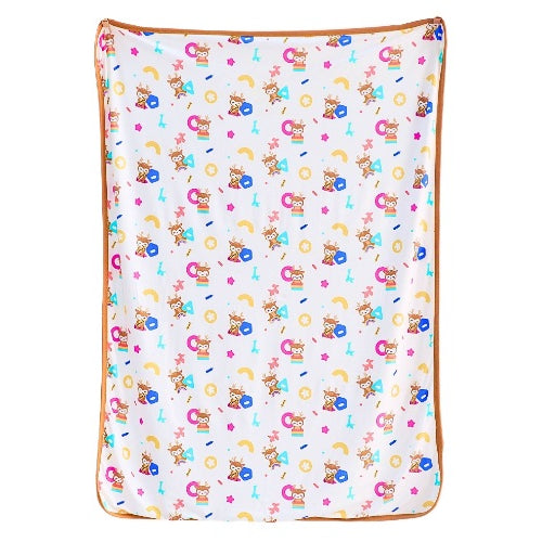 Colorful deer blanket