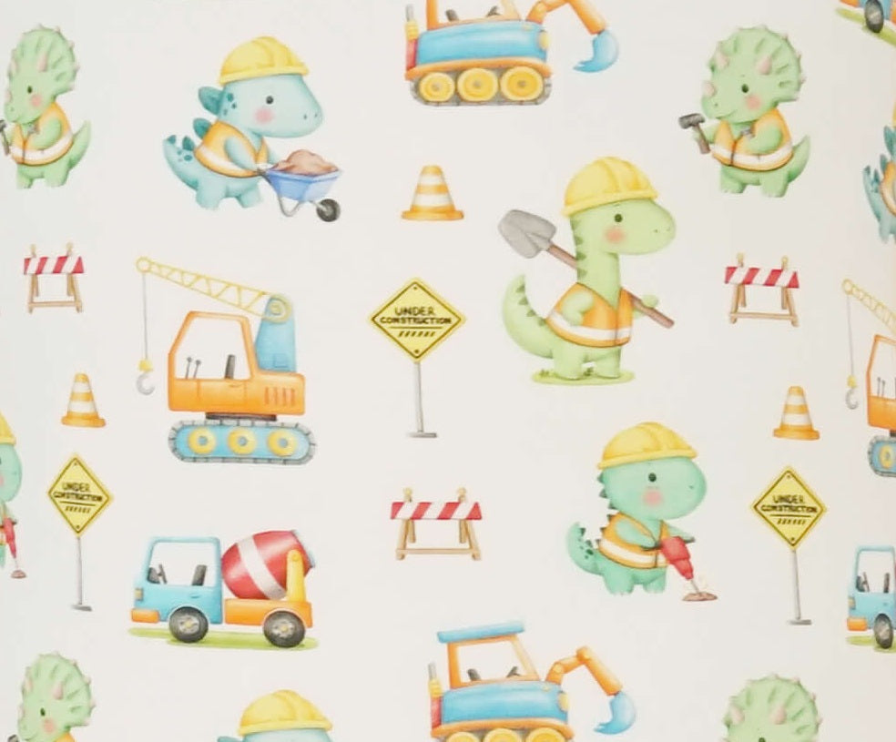 Dino construction blanket