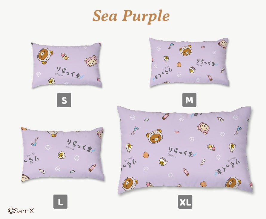 Sea purple pillow