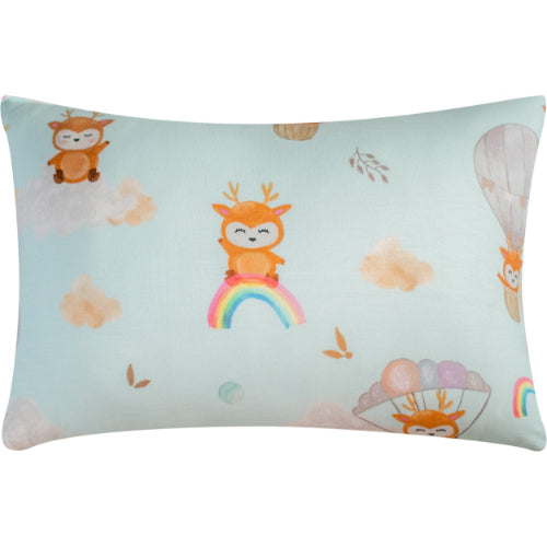 Sky deer mint pillow