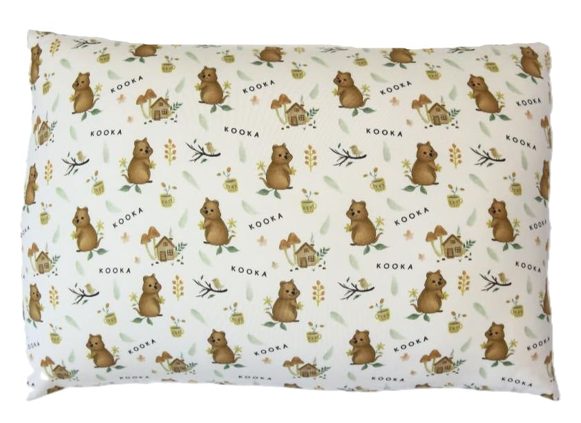 Wonderland white pillow