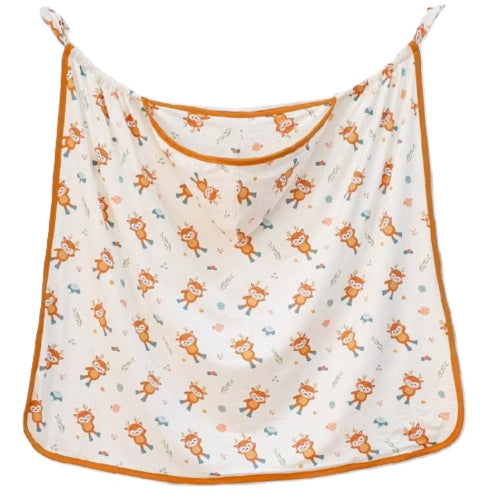 Snorkling deer multipurpose blanket