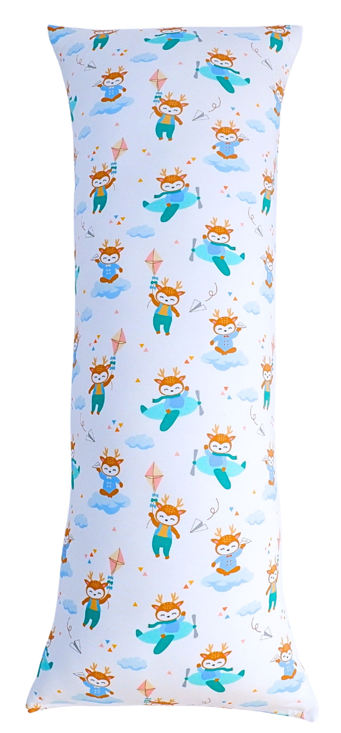 Playful deer bolster