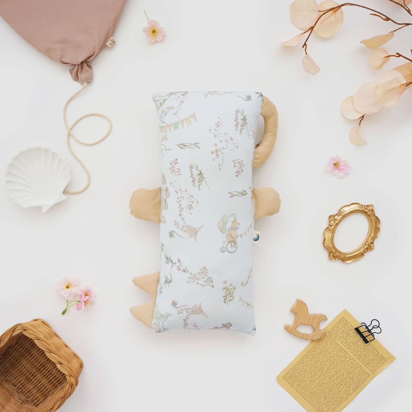 Carousel blue bolster