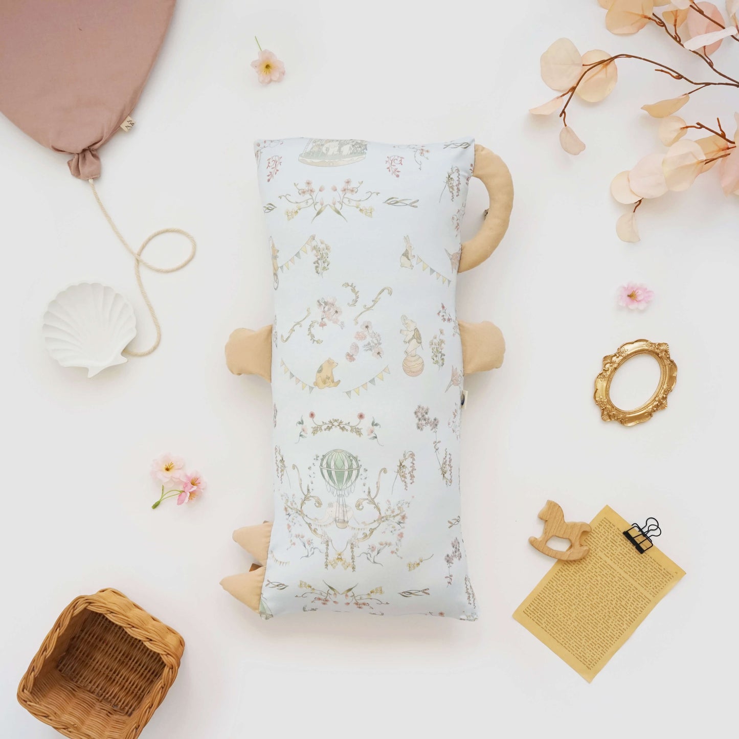 Carousel blue bolster