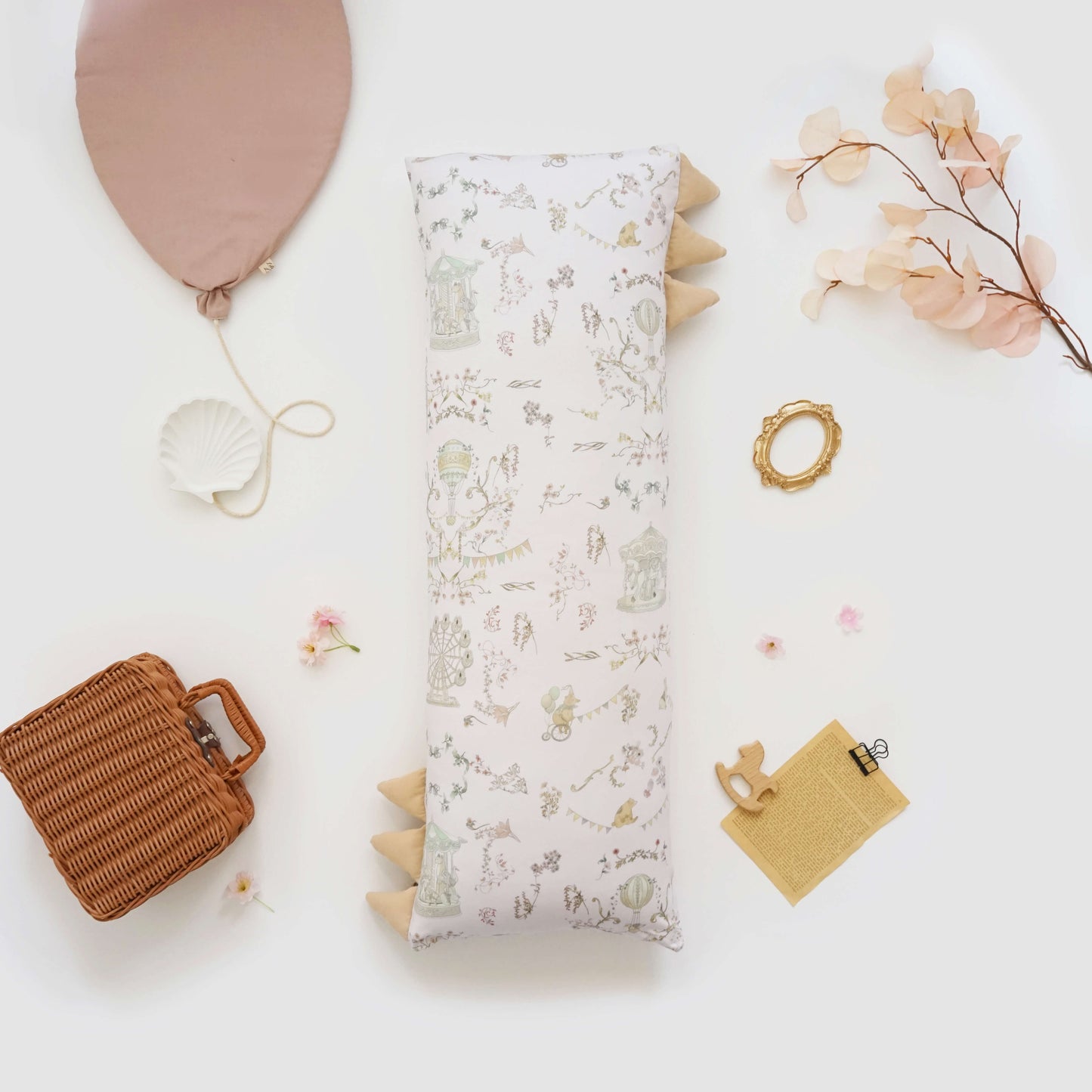 Carousel lilac bolster