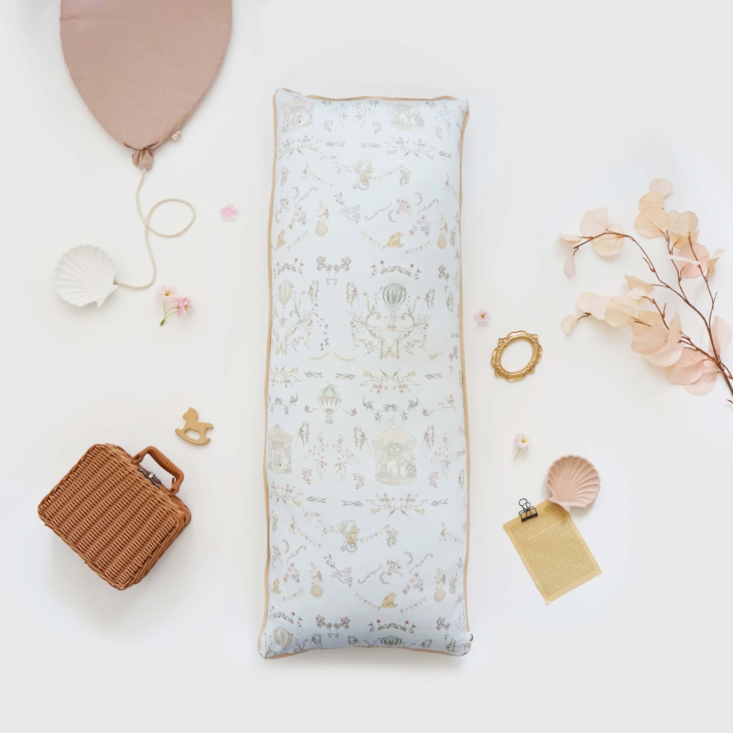 Carousel blue bolster