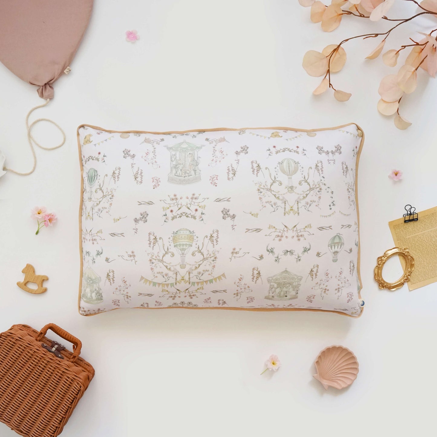 Carousel lilac pillow