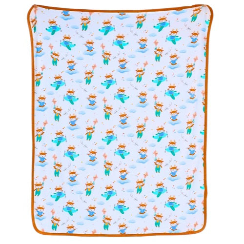 Playful deer blanket