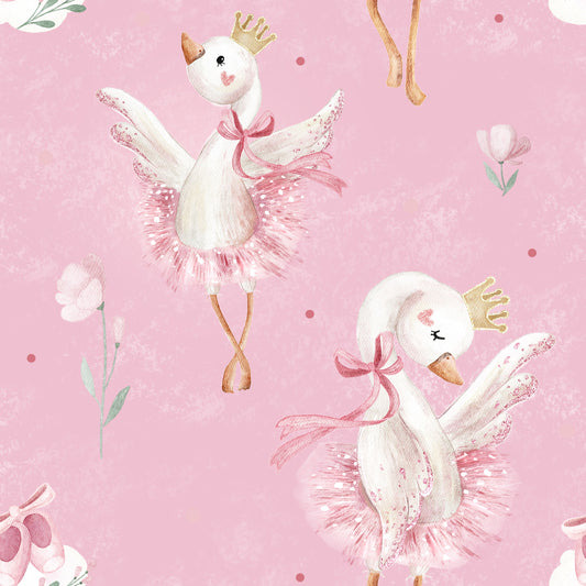 Ballerina swan pillow