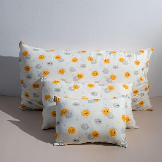 Sun cloud pillow