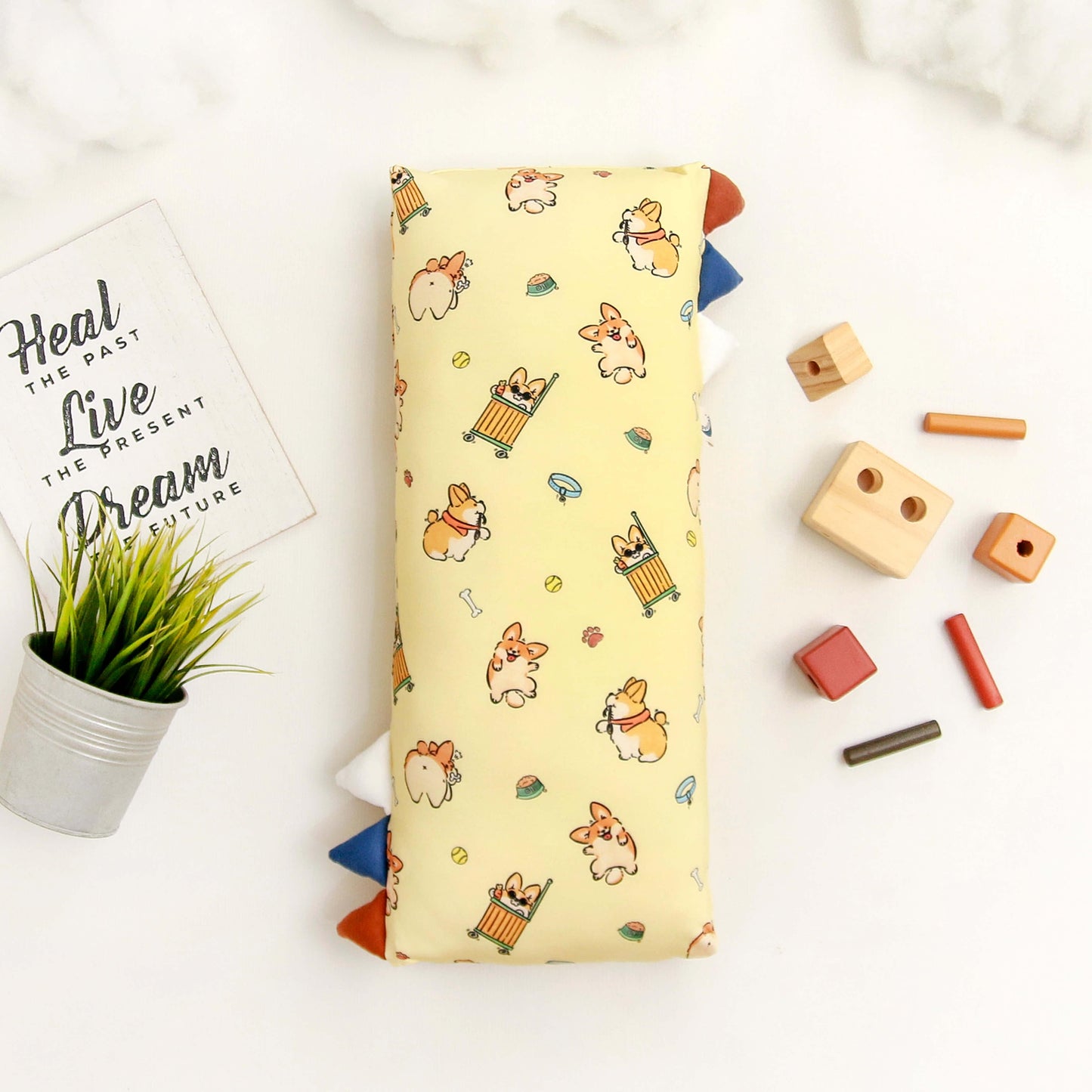 Corgi day out bolster