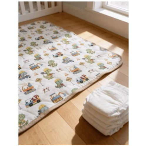Dino construction blanket