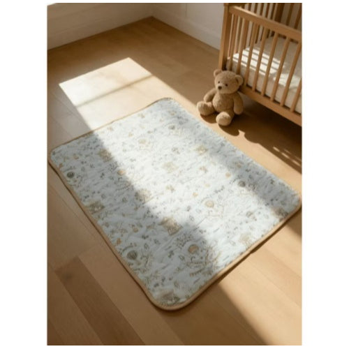 Carousel blue blanket