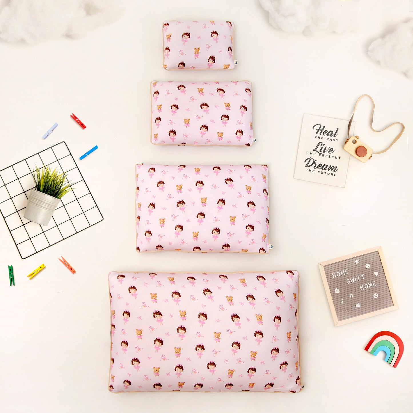 Ballerina bear pillow