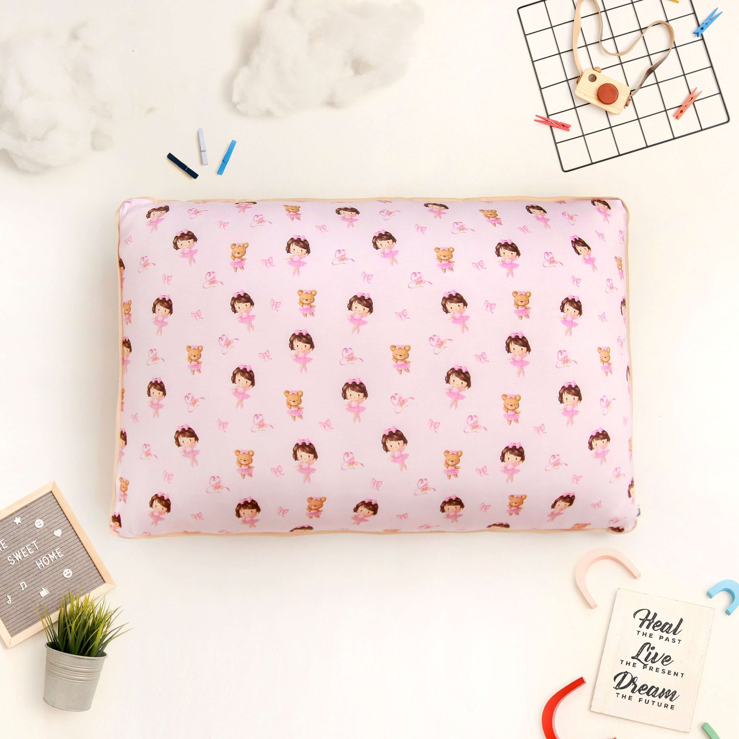 Ballerina bear pillow