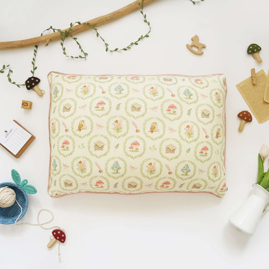 Enchanted garden pillow