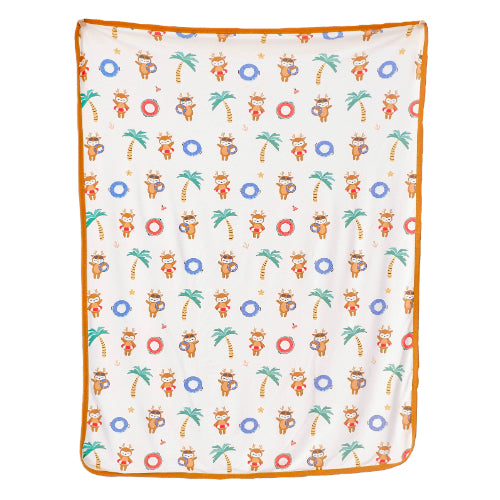 Beach deer blanket