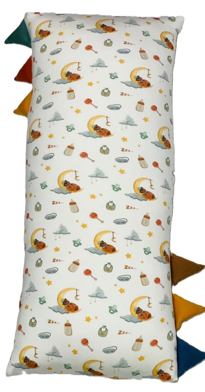 Bedtime white bolster