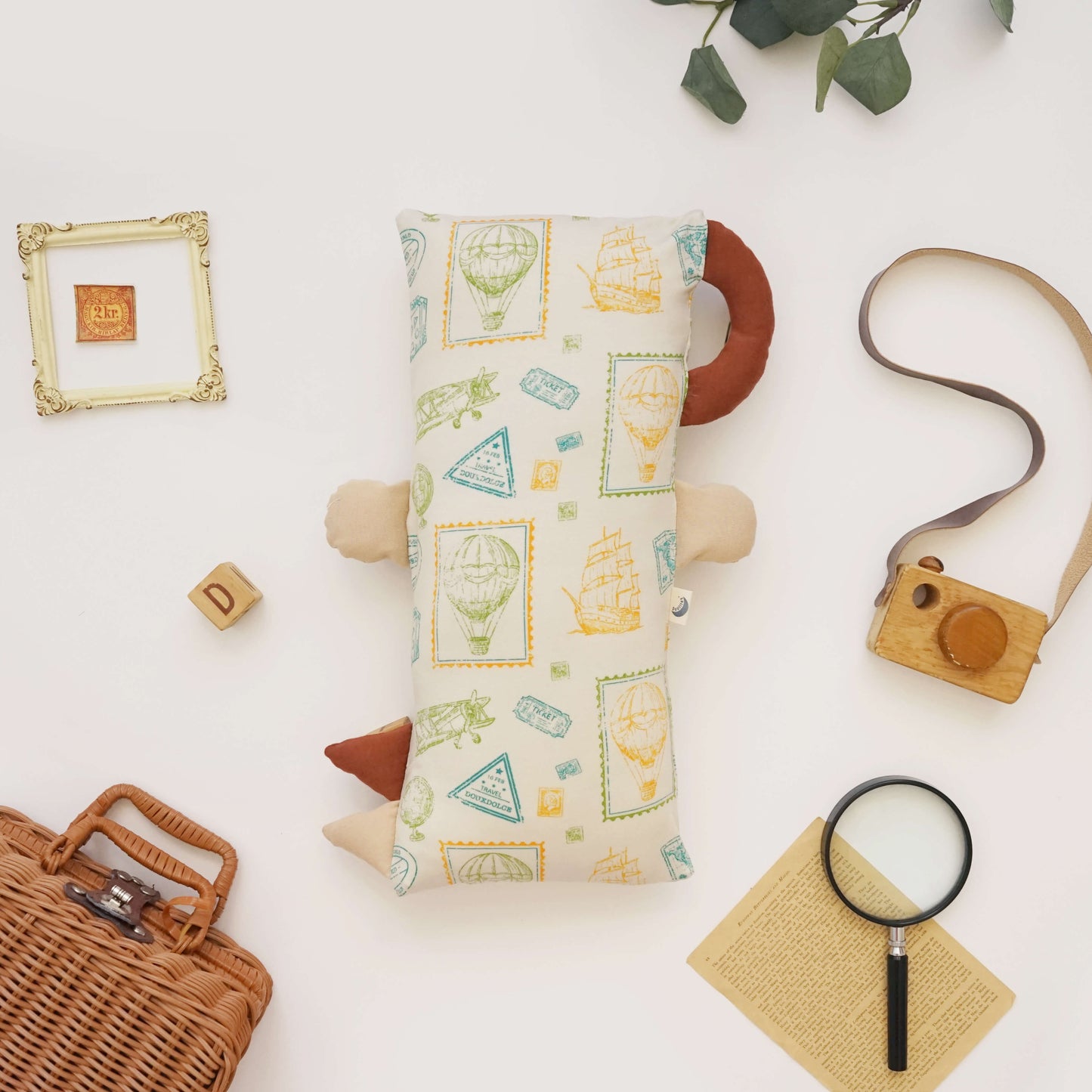 Vintage travel bolster