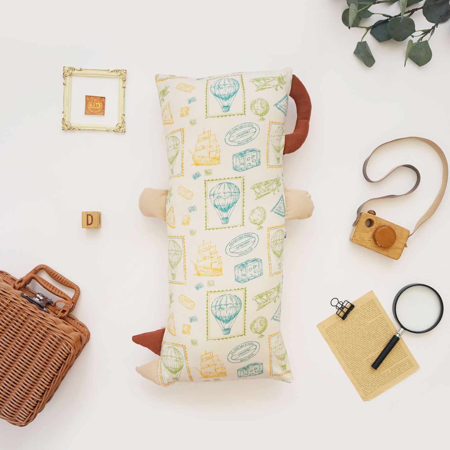 Vintage travel bolster