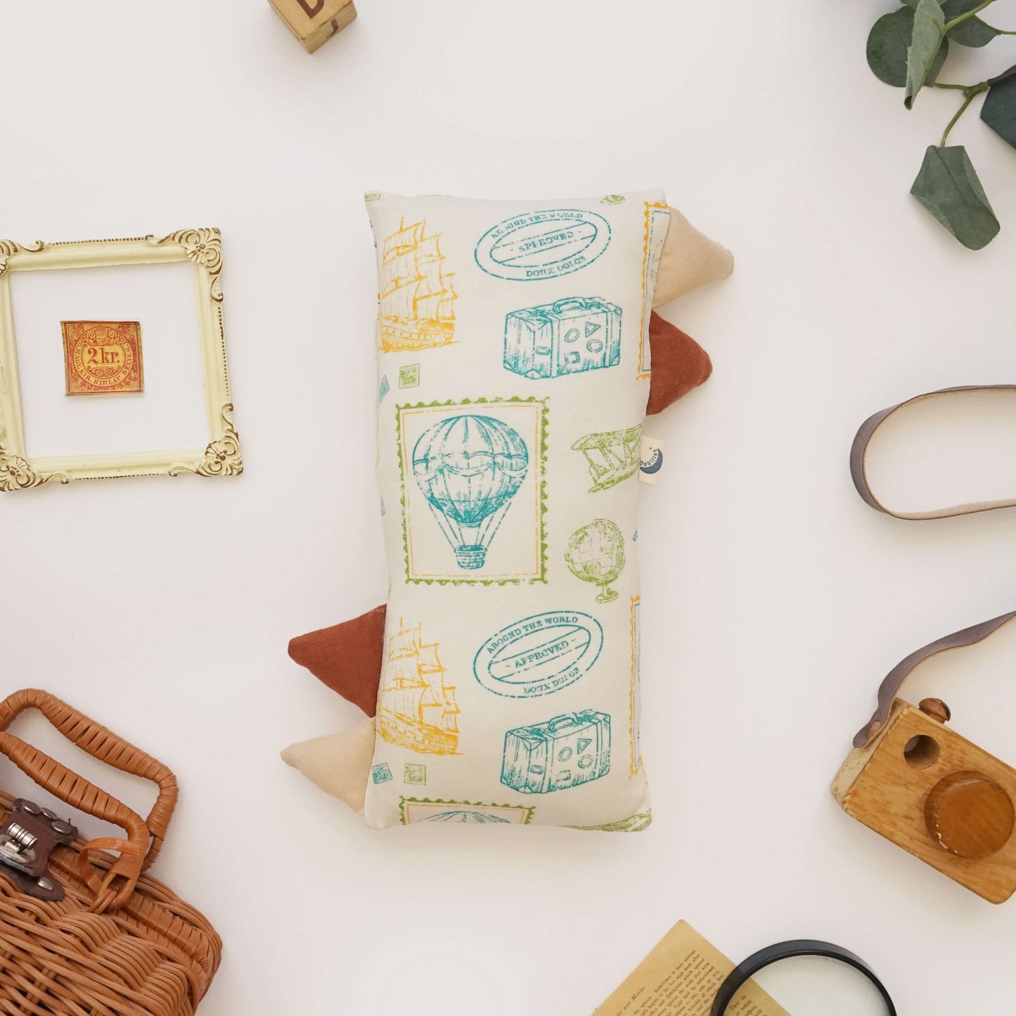 Vintage travel bolster