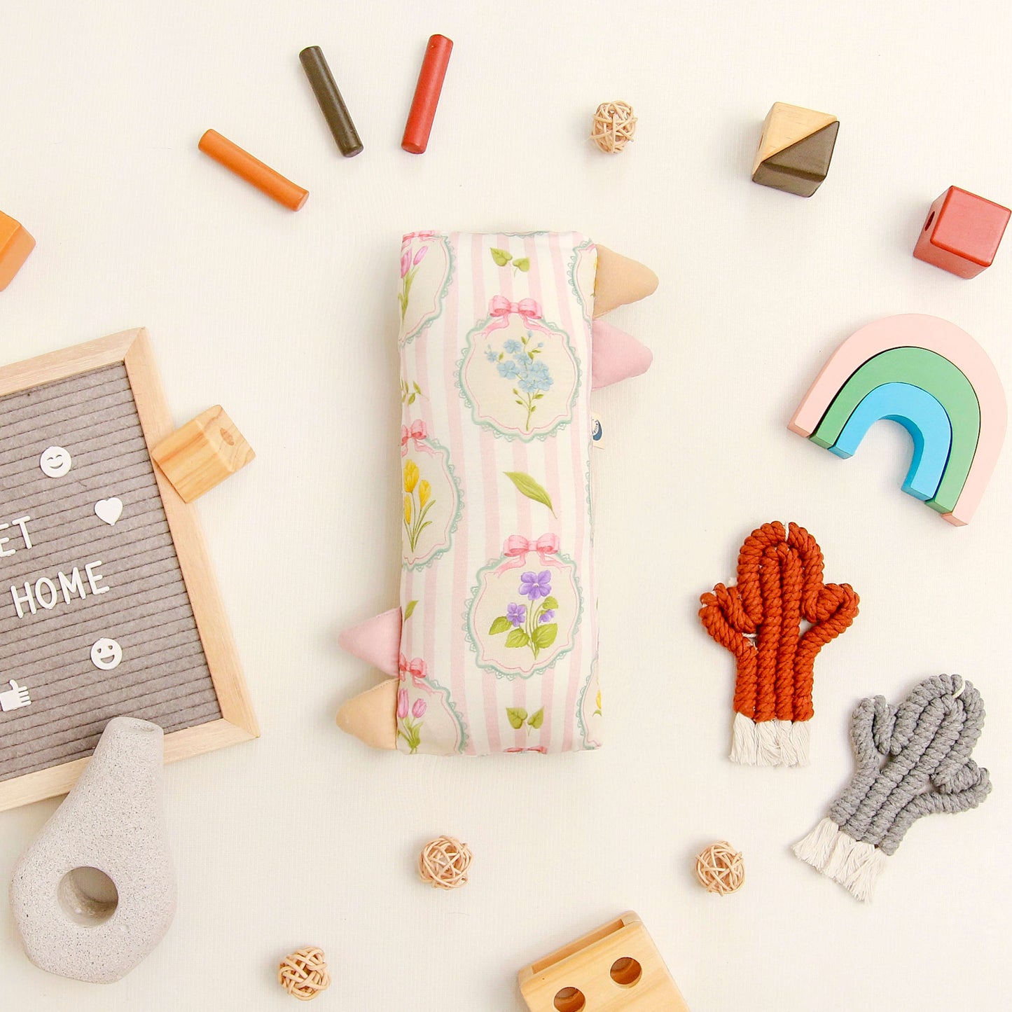 Summer flower bolster