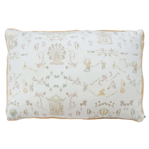 Carousel blue pillow