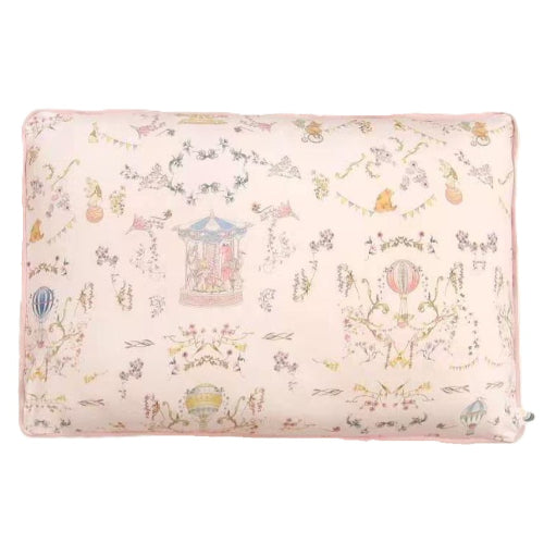 Carousel pink pillow