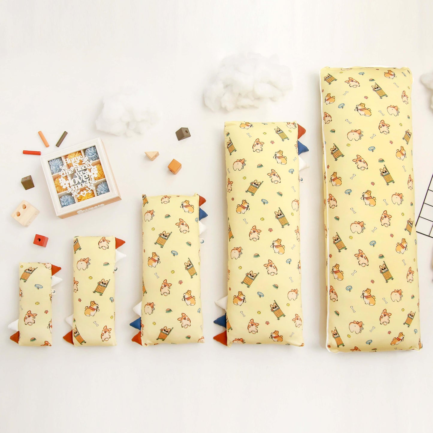 Corgi day out bolster