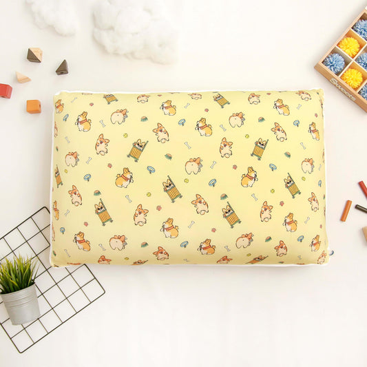Corgi day out pillow