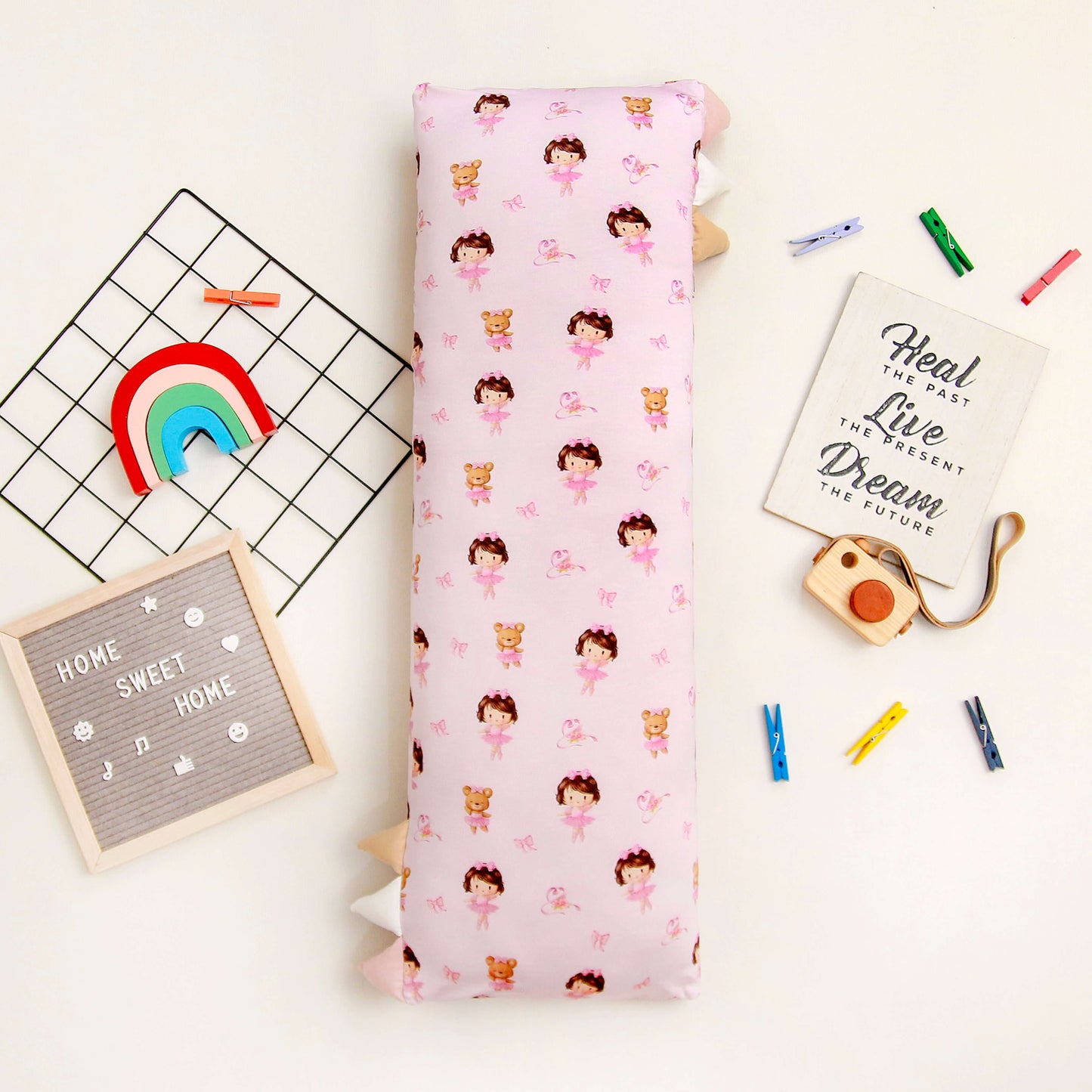 Ballerina bear bolster