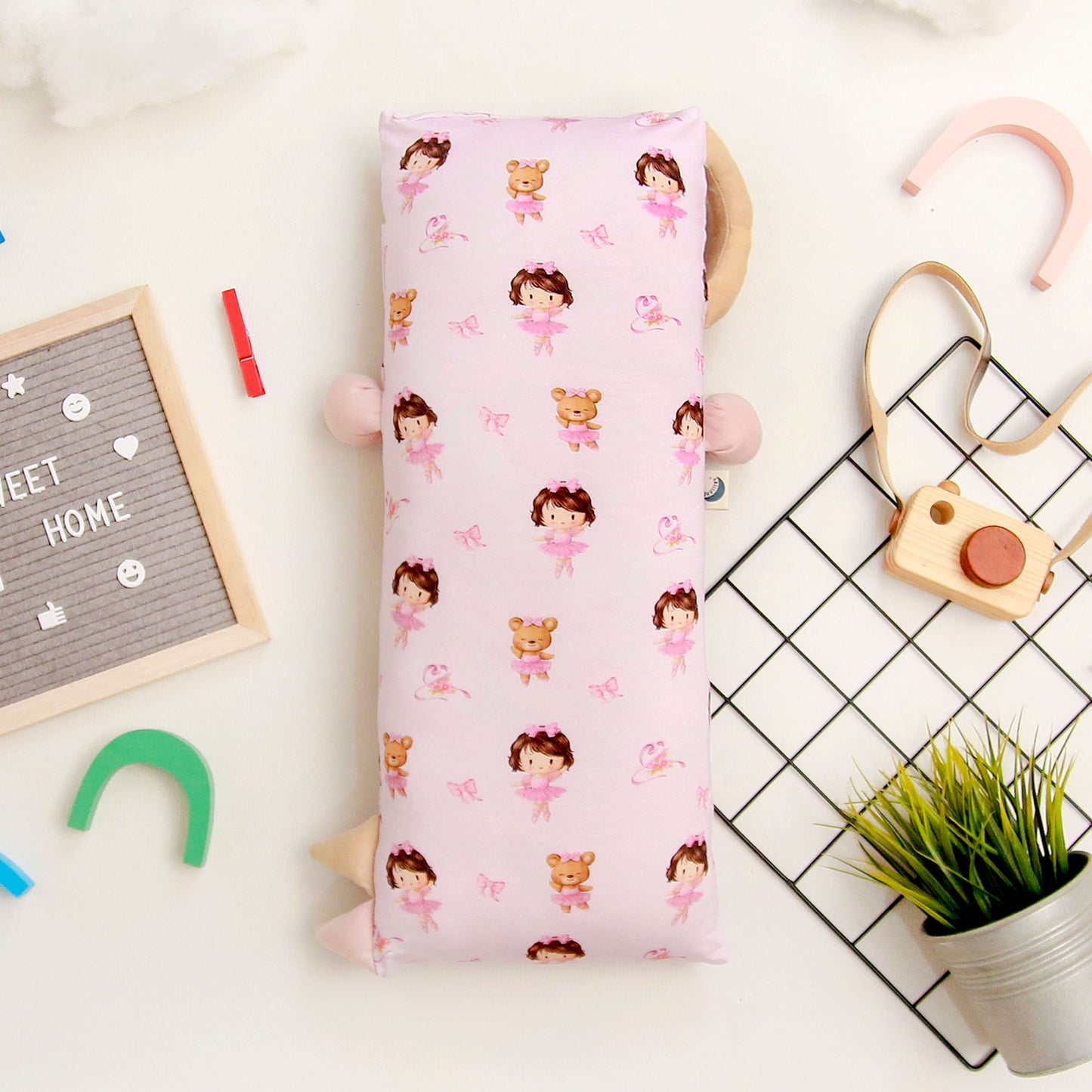 Ballerina bear bolster