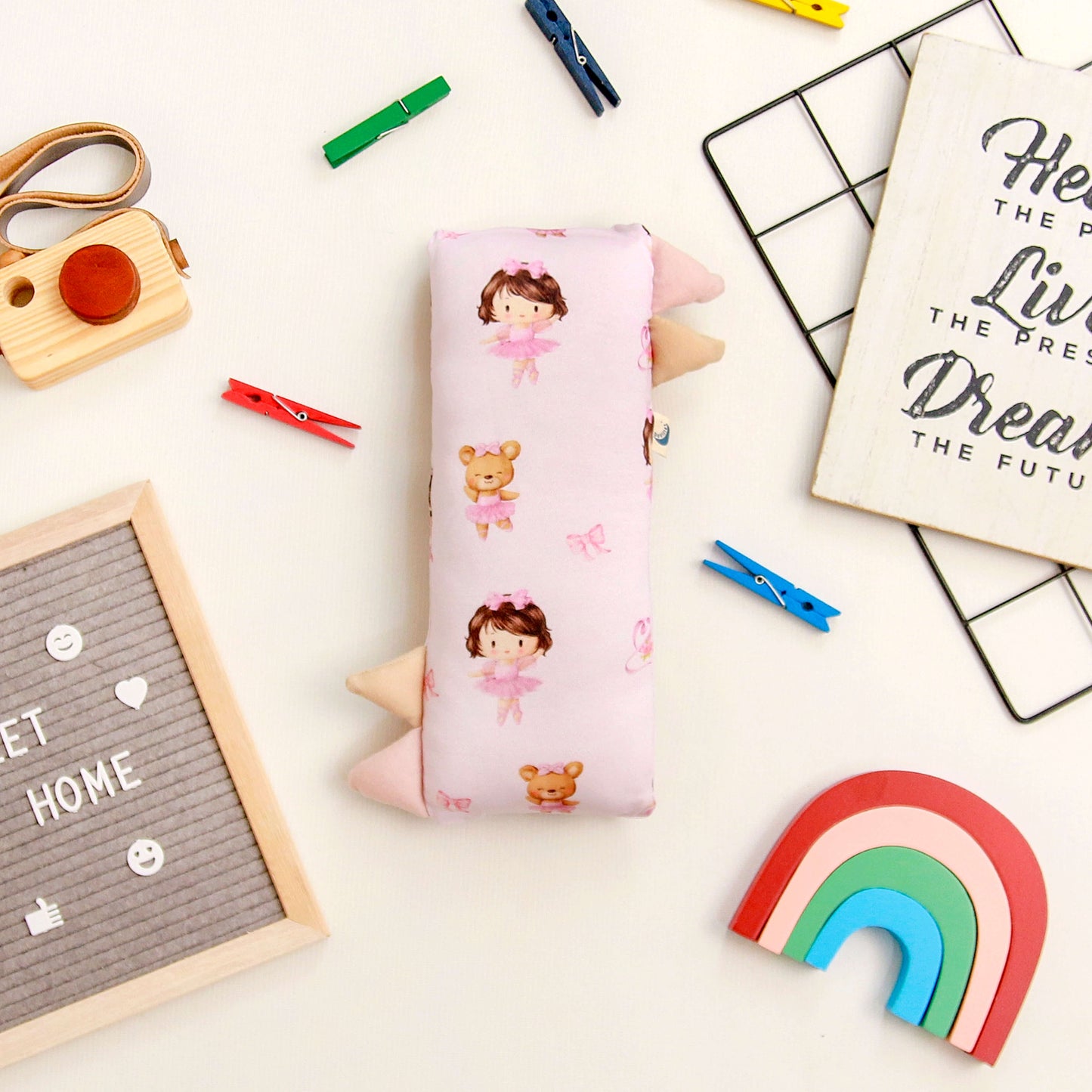Ballerina bear bolster