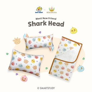 Shark head pillow