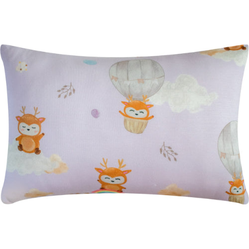Sky deer lilac pillow
