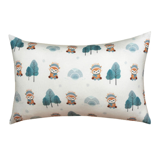Winter deer pillow