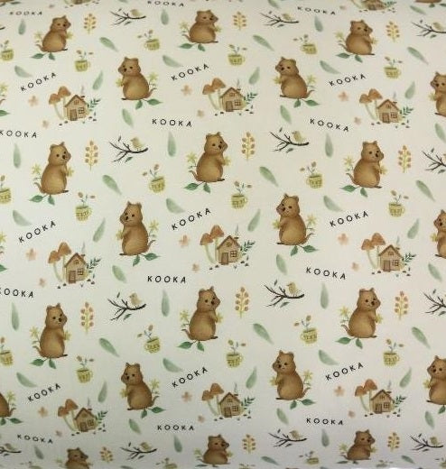 Wonderland cream pillow